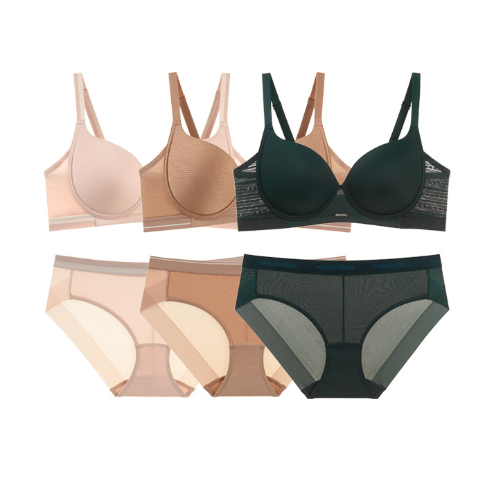 [Wonderbra]  ǮĿ ÷ Ƽ 6Ʈ WBW3M242526_T